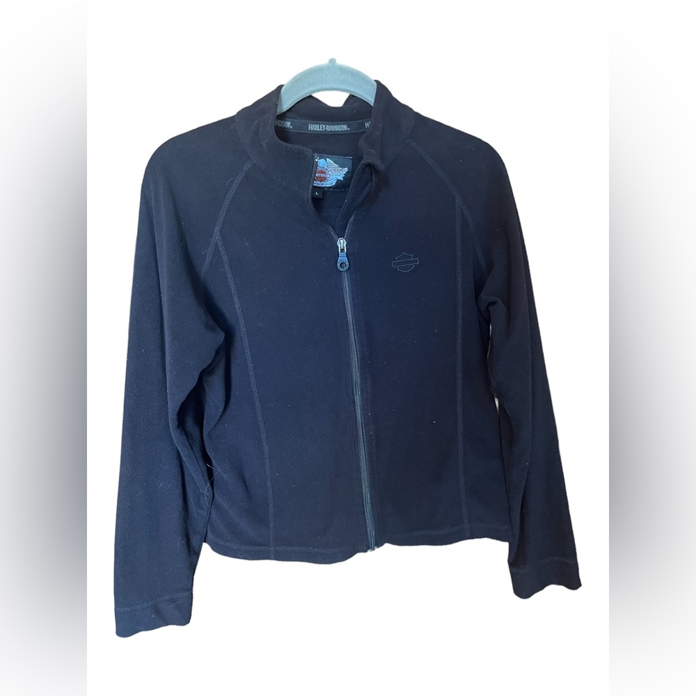 ๐ฅ๐ฅ๐ฅHarley Davidson Black Fleece Jacket